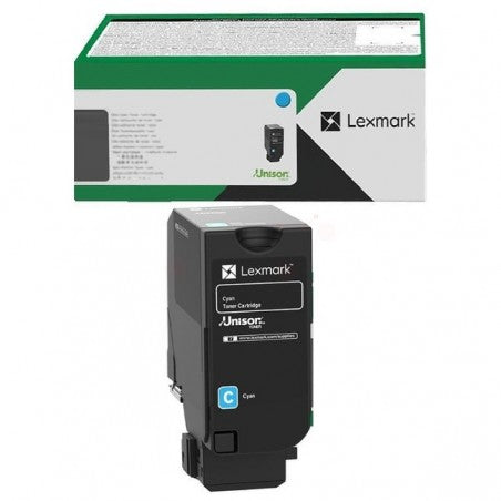 Lexmark 71C0X20 Unison Cyan Toner Cartridge | 12500 Pages | CS735de CS735