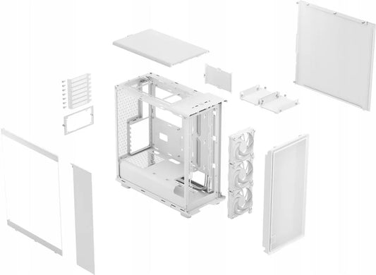 Fractal Design Epoch White Clear TG