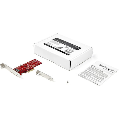 StarTech.com PEX4M2E1 x4 PCIe to M.2 NVMe/AHCI SSD Adapter