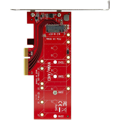 StarTech.com PEX4M2E1 x4 PCIe to M.2 NVMe/AHCI SSD Adapter