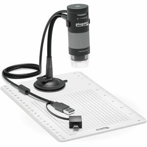 Plugable USB2-MICRO-250X 2MP 250x Digital Microscope w/ Flexible Arm Stand