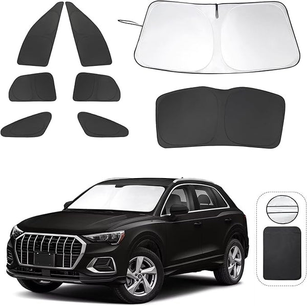 Car Window Sun Shades for Audi Q3 2019-2024 8PCS