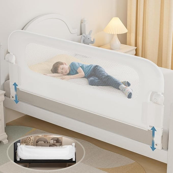 Swing-Down Toddler Bed Rail Guard 70