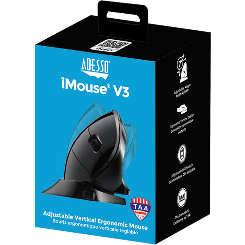 Adesso iMouseV3 USB Adjustable Vertical Mouse