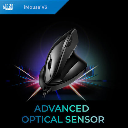 Adesso iMouseV3 USB Adjustable Vertical Mouse