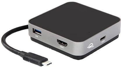 OWC USB-C 5-Port Travel Dock - 4K HDMI, 100W PD, 2x USB-A 10Gbps, Space Gray | OWCTCDK5P2SG