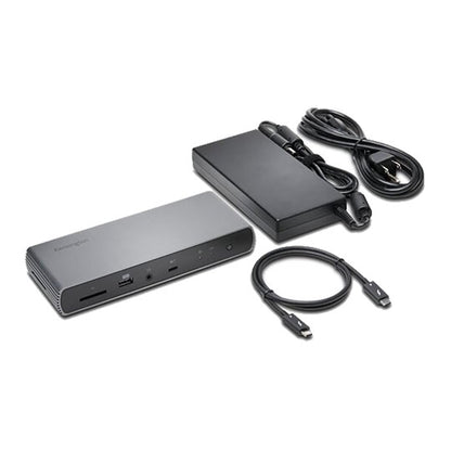 Kensington SD5780T USB-C Triple Display Dock, 100W PD, HDMI 2.0+DP 1.4+VGA, GbE, 4x USB, Audio (K33622NA)