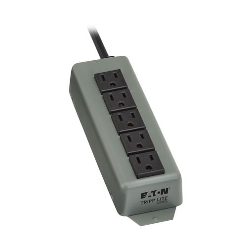 Eaton 602-TL 5-Outlet Industrial Power Strip 15A 120V Steel 6ft Cord