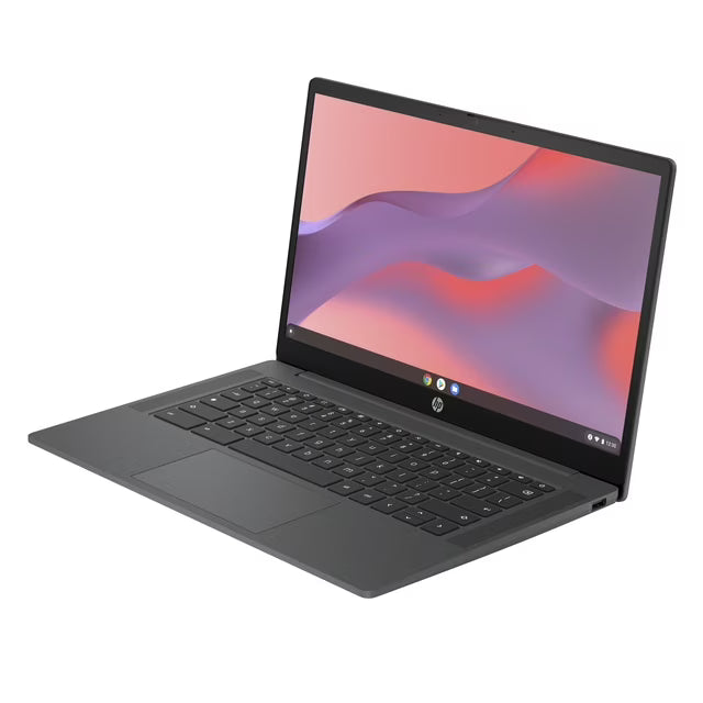 HP Chromebook 14a-nf0030ca 14" FHD IPS – Intel N200, 8GB, 256GB, Wi-Fi 6, Chrome OS, Glacier Silver