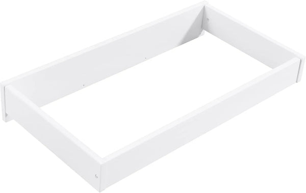 Oxford Baby Changing Topper for Universal 3-Drawer Dresser, Snow White, Wood, 50 lb Capacity