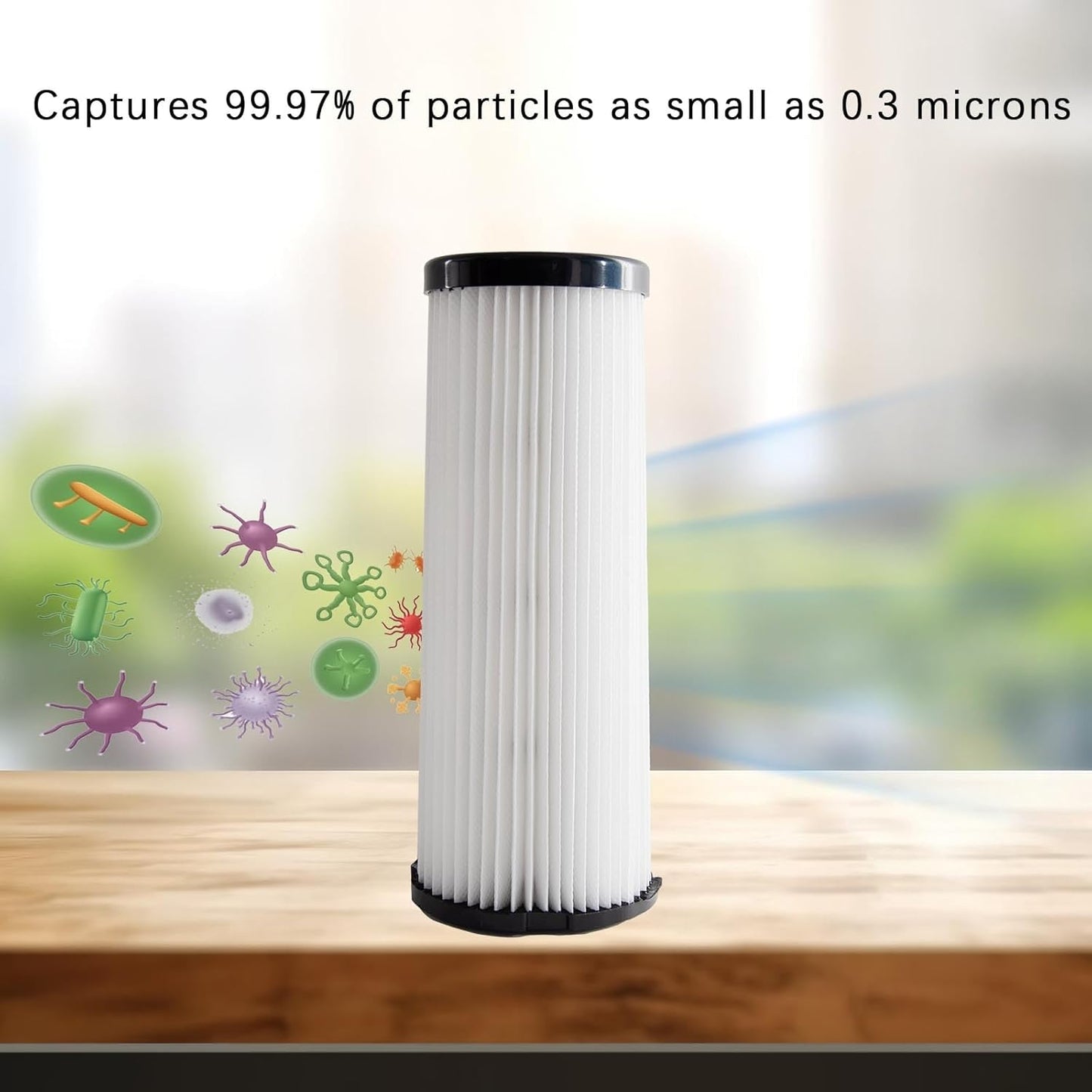 Dirt Devil F1 Universal HEPA Vacuum Filter | 99.97% 0.3μm Bagless Upright Replacement | MPN: 3JC0280000