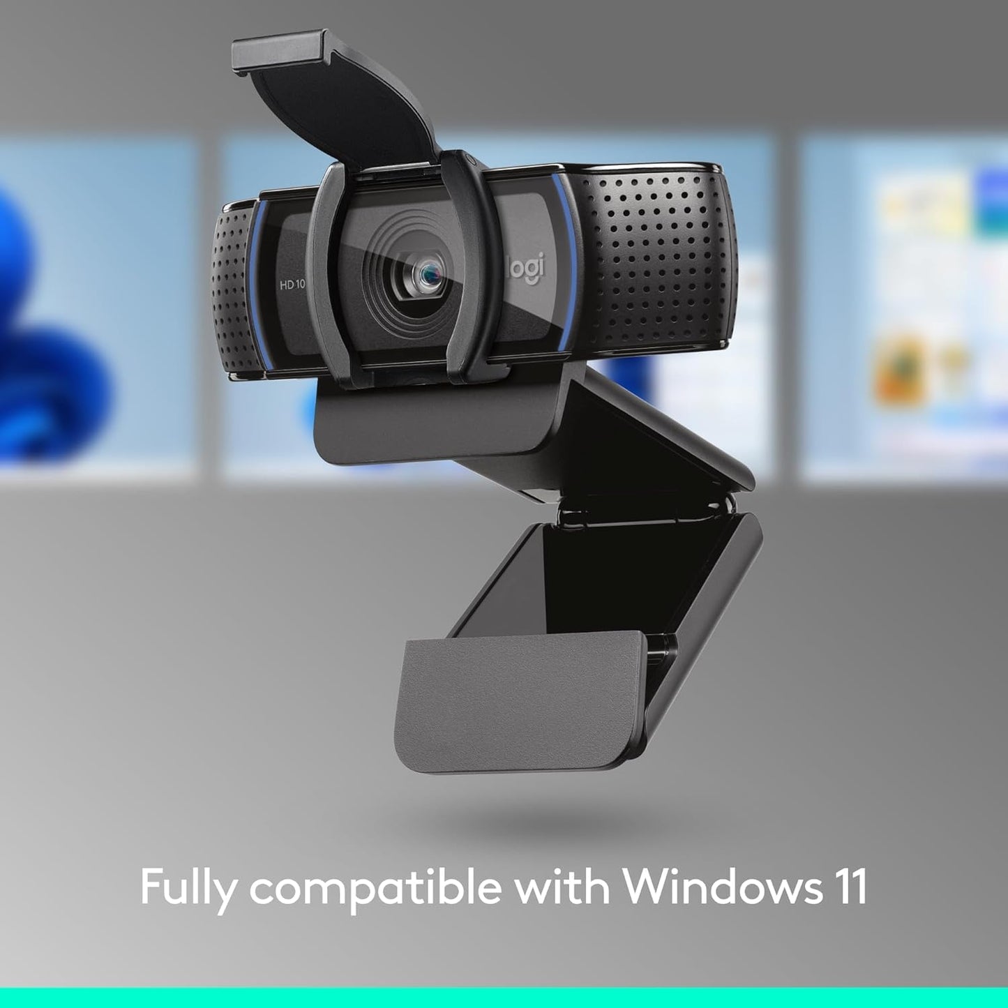 Logitech C920e Business Webcam – 1080p/30fps, Dual Mic, Autofocus, Privacy Shutter, TAA, Teams & Zoom, USB-A (960-001401)