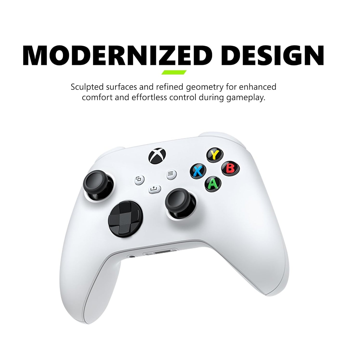 Microsoft Xbox Wireless Controller EP2-29919 Robot White, Bluetooth, 40hr, Xbox/PC/Android/iOS