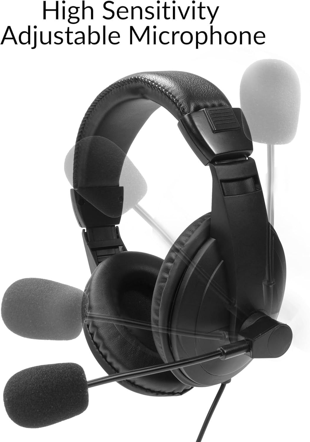 Supersonic SC-942 Pro HD 720p Webcam Headset Built-in Mic Stereo Headphones USB 2.0