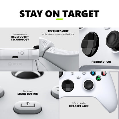 Microsoft Xbox Wireless Controller EP2-29919 Robot White, Bluetooth, 40hr, Xbox/PC/Android/iOS