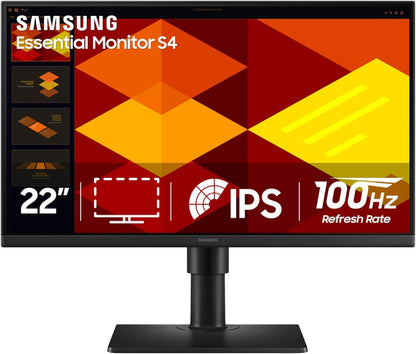 Samsung S22D402GAN 22" FHD VA Monitor – 75Hz, Flicker Free, HDMI, VGA, Eye Saver