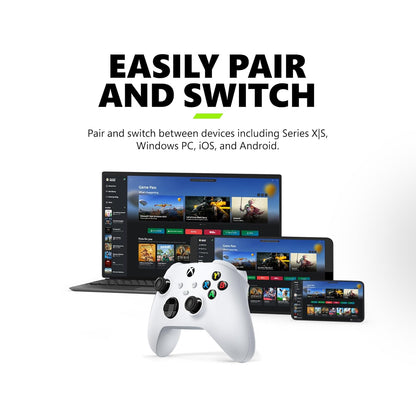 Microsoft Xbox Wireless Controller EP2-29919 Robot White, Bluetooth, 40hr, Xbox/PC/Android/iOS