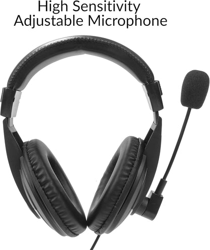 Supersonic SC-942 Pro HD 720p Webcam Headset Built-in Mic Stereo Headphones USB 2.0