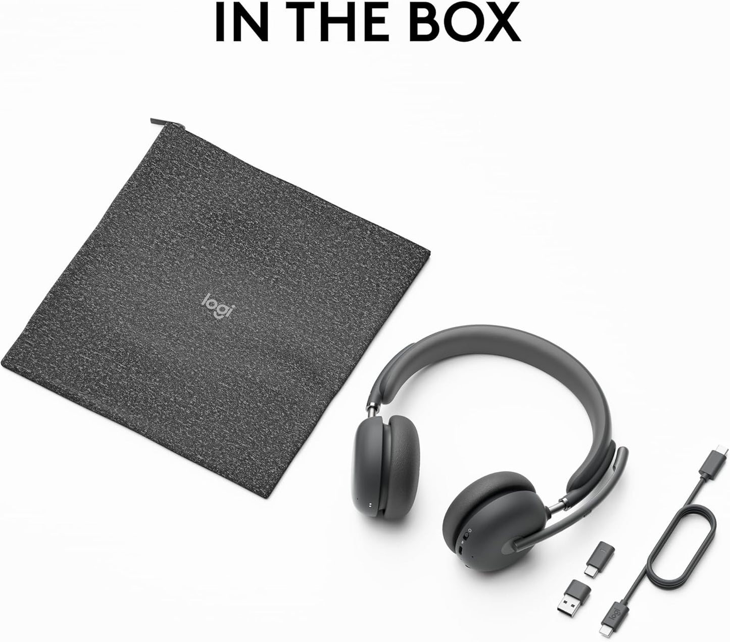 Logitech Zone 950 Wireless ANC Bluetooth Headset Graphite