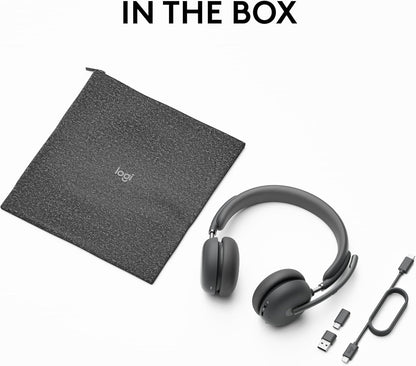 Logitech Zone 950 Wireless ANC Bluetooth Headset Graphite