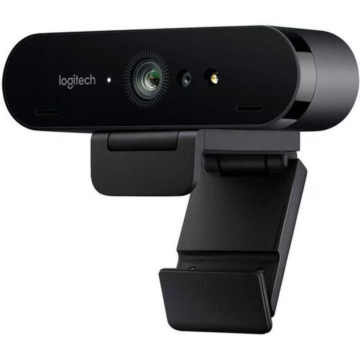 Logitech Brio 4K Webcam for Business – 4K HDR, 90fps, Windows Hello, Dual Mic, USB 3.0, Black (960-001105)