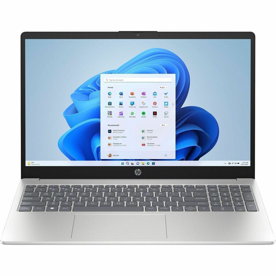 HP 15-fd0060ca Refurbished 15.6 Inch FHD Laptop Intel Core i7-1355U 16GB RAM 1TB SSD Windows 11 Home Silver