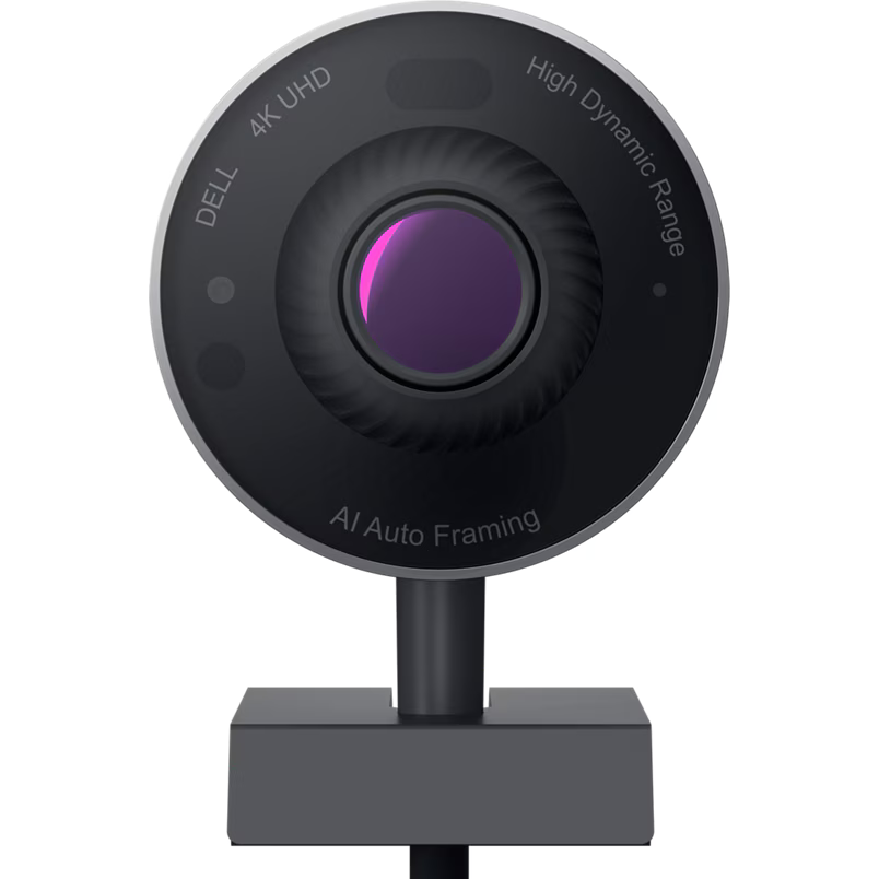 Dell UltraSharp 4K Webcam – 8.3MP, 60fps, AI Auto Framing, 90° FOV, USB-A (WB7022-DDAO)