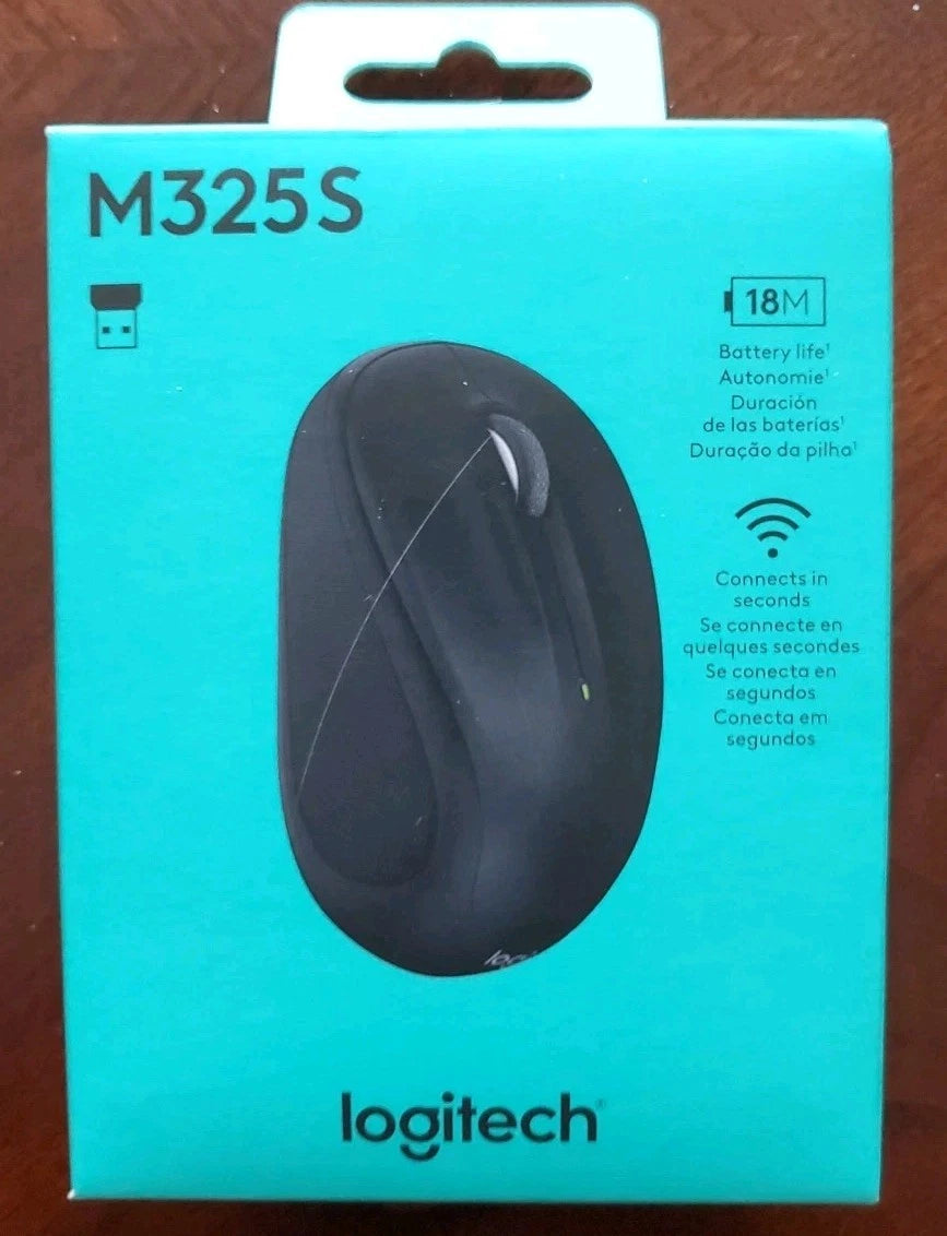 Logitech M325s Wireless Mouse - Black