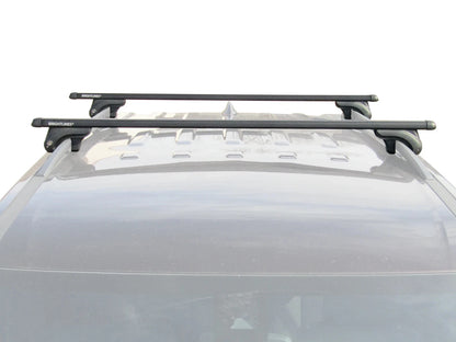 BRIGHTLINES 53 Inch All Black Universal Roof Rack Crossbars Set of 2 for Raised Side Rails